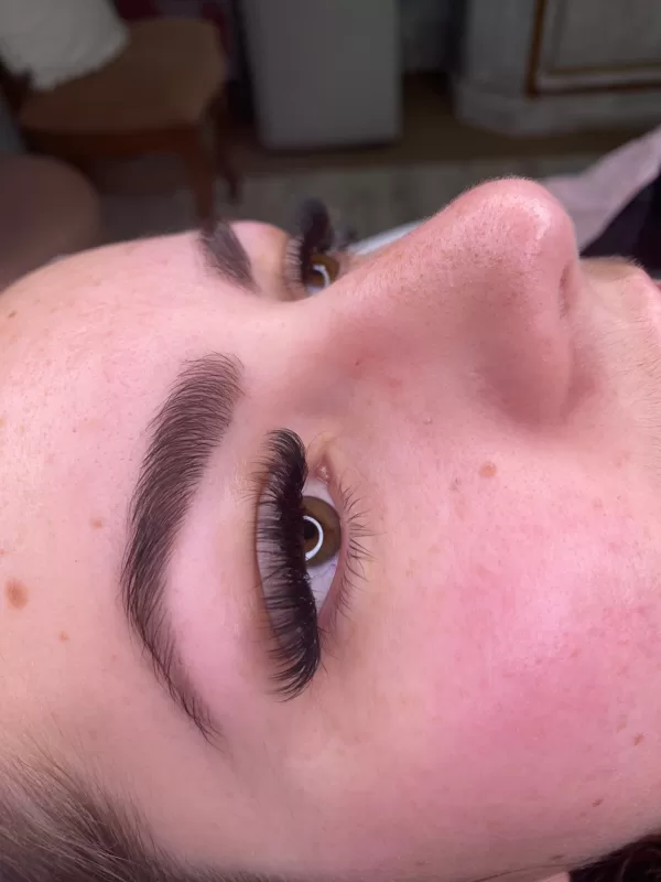 Brow thread and tint 
